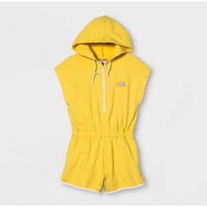Hunter x Target Yellow Shorts Romper- XS